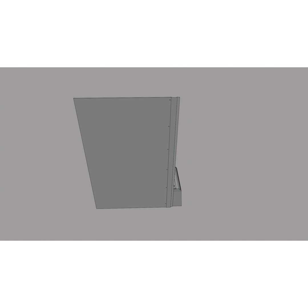 Temporary Perimeter Fence 3D Model – Low Poly Game Asset, FBX - View 13