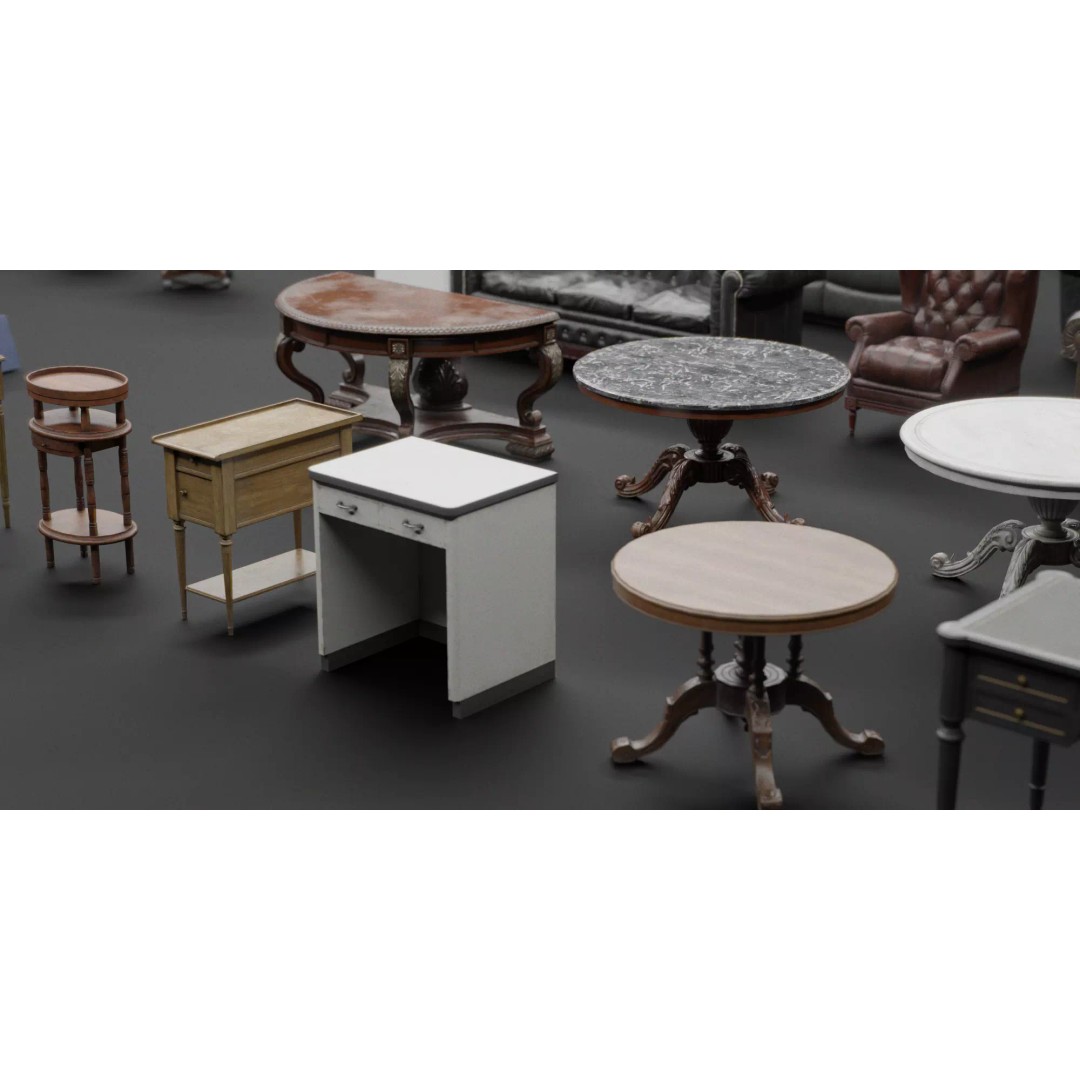 Interior House Assets Pack 3D Model – Low Poly Game-Ready, PBR Textures - View 13