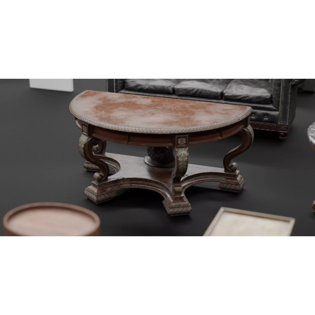 Interior House Assets Pack 3D Model – Low Poly Game-Ready, PBR Textures - View 14