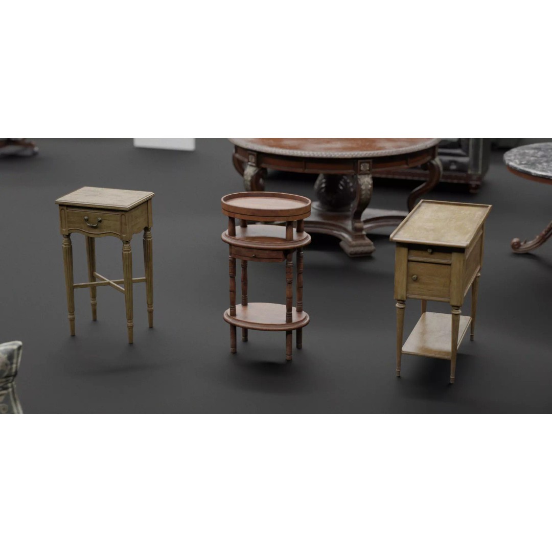 Interior House Assets Pack 3D Model – Low Poly Game-Ready, PBR Textures - View 15
