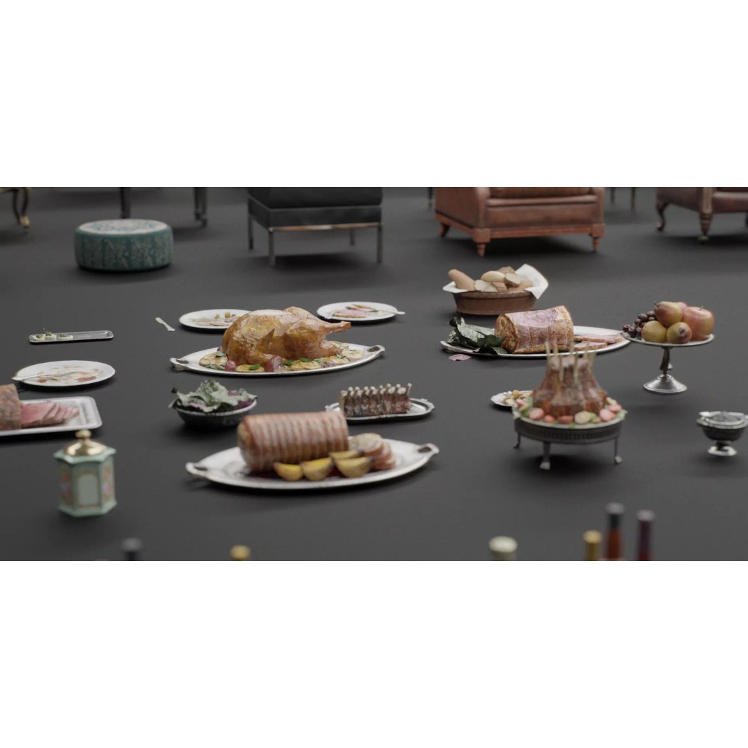Interior House Assets Pack 3D Model – Low Poly Game-Ready, PBR Textures - View 30
