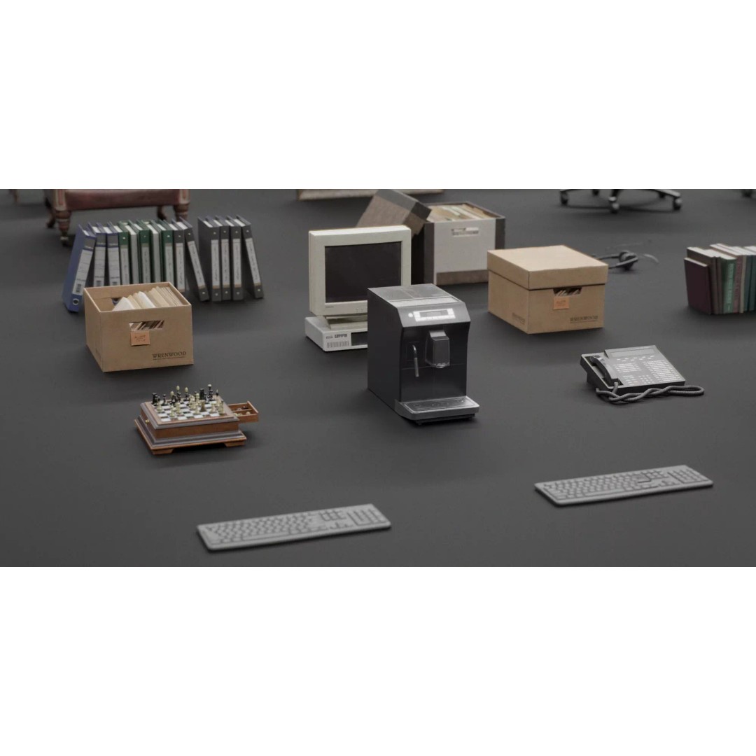 Interior House Assets Pack 3D Model – Low Poly Game-Ready, PBR Textures - View 35