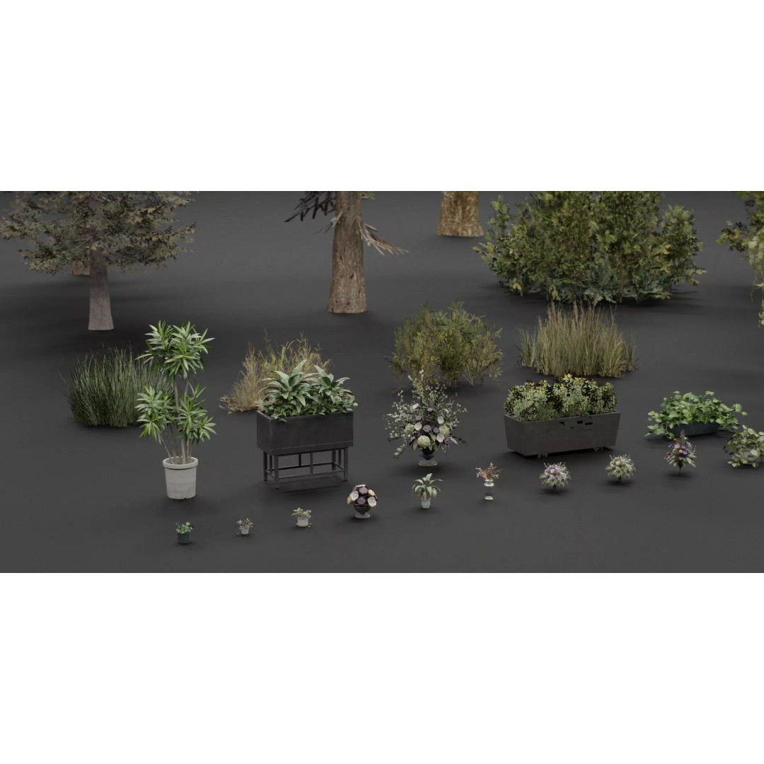 Interior House Assets Pack 3D Model – Low Poly Game-Ready, PBR Textures - View 39