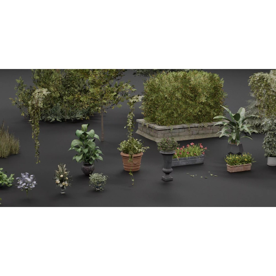 Interior House Assets Pack 3D Model – Low Poly Game-Ready, PBR Textures - View 41