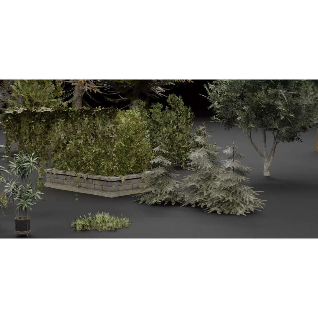 Interior House Assets Pack 3D Model – Low Poly Game-Ready, PBR Textures - View 45