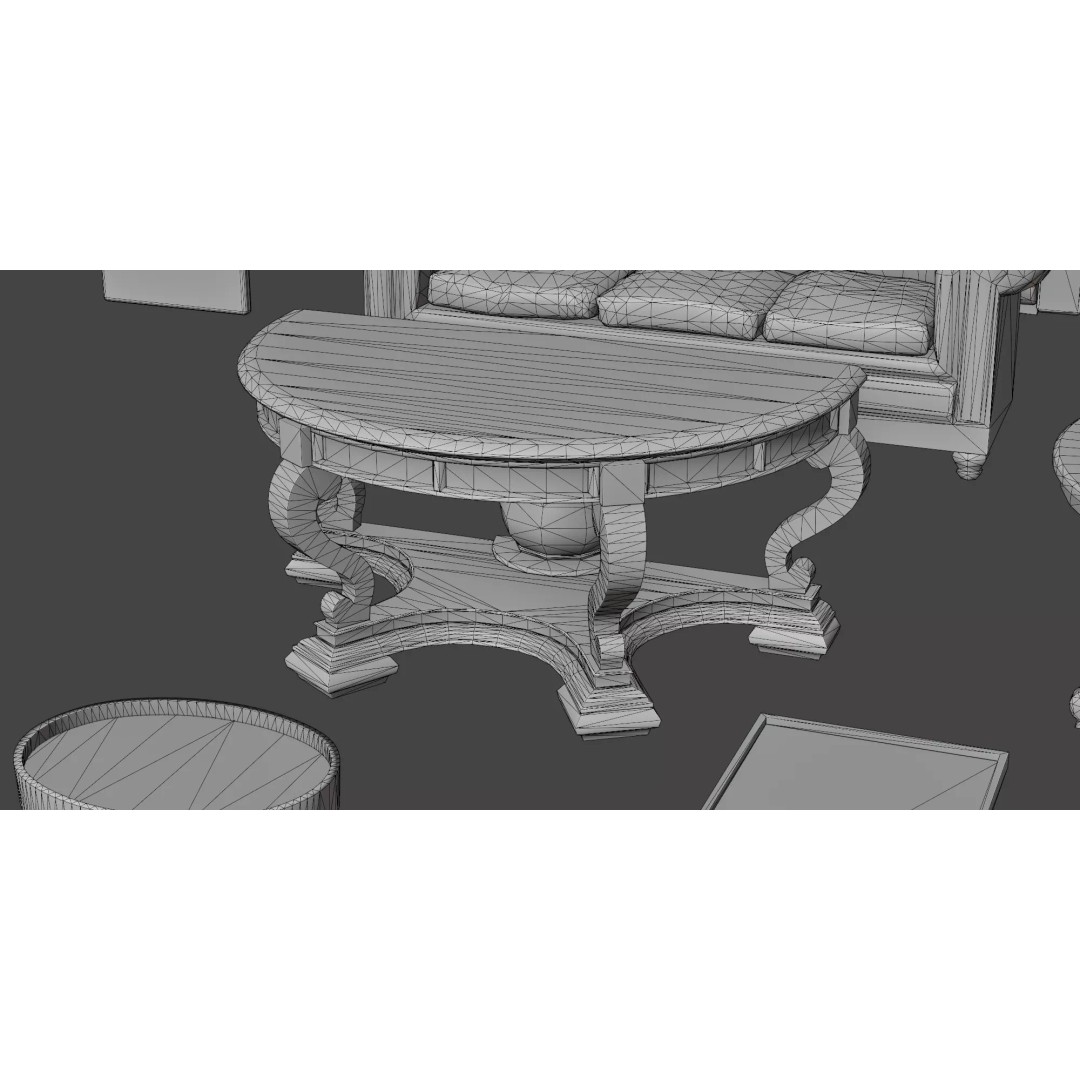 Interior House Assets Pack 3D Model – Low Poly Game-Ready, PBR Textures - View 60