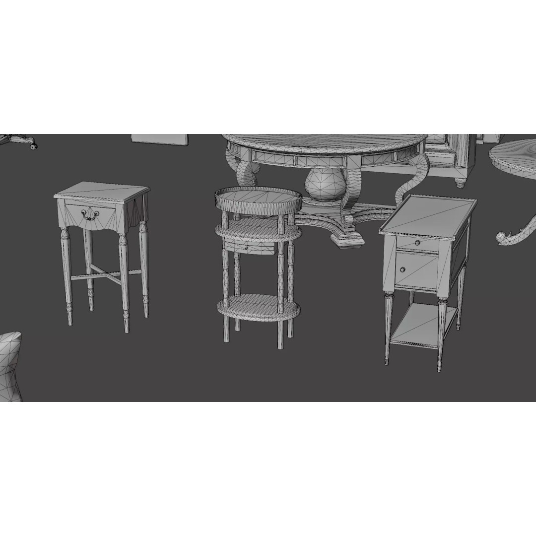 Interior House Assets Pack 3D Model – Low Poly Game-Ready, PBR Textures - View 61