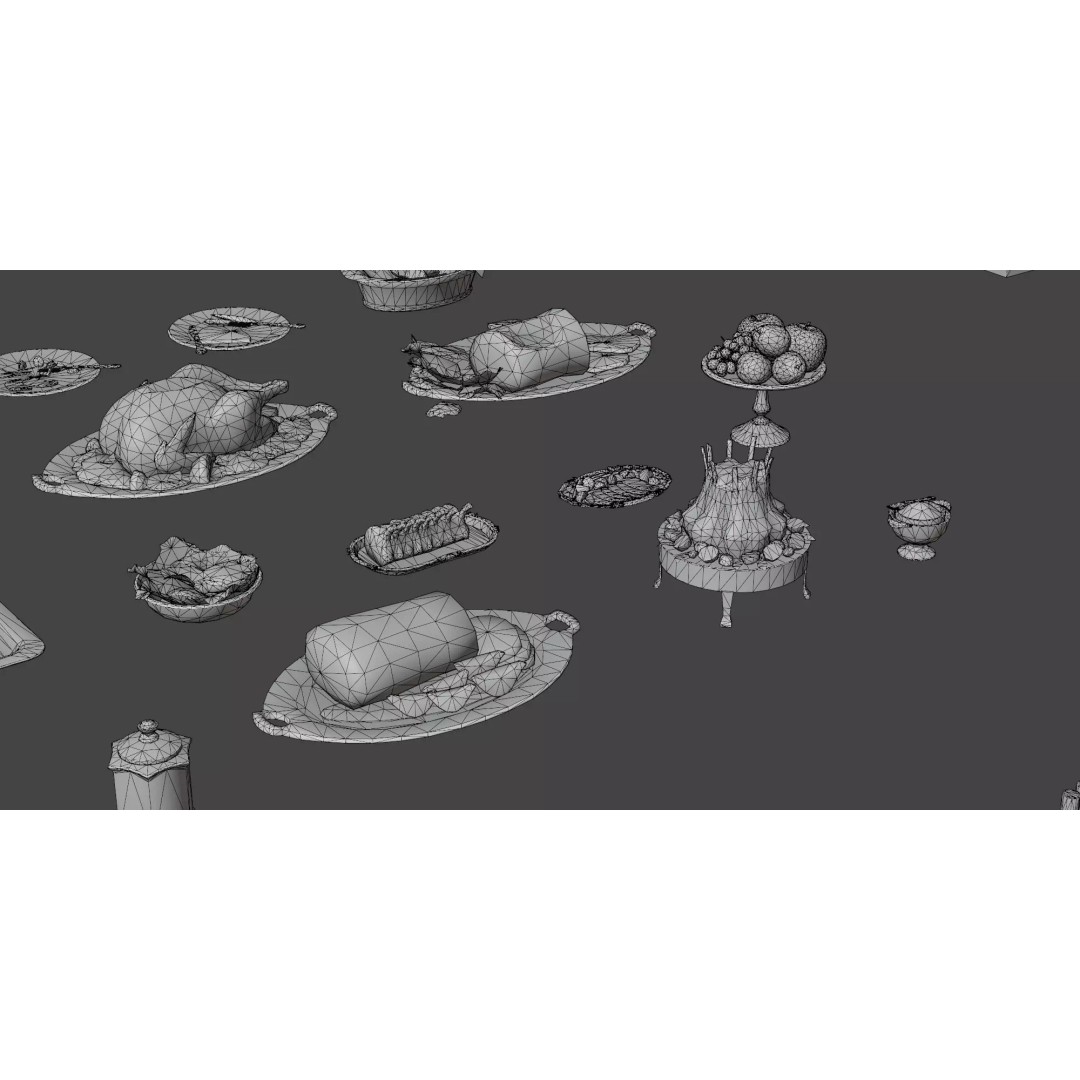 Interior House Assets Pack 3D Model – Low Poly Game-Ready, PBR Textures - View 72