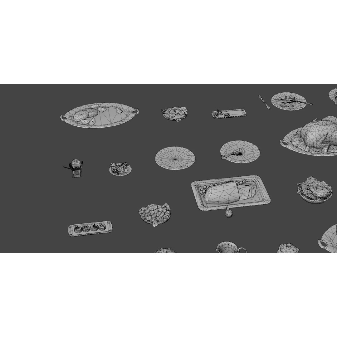 Interior House Assets Pack 3D Model – Low Poly Game-Ready, PBR Textures - View 73
