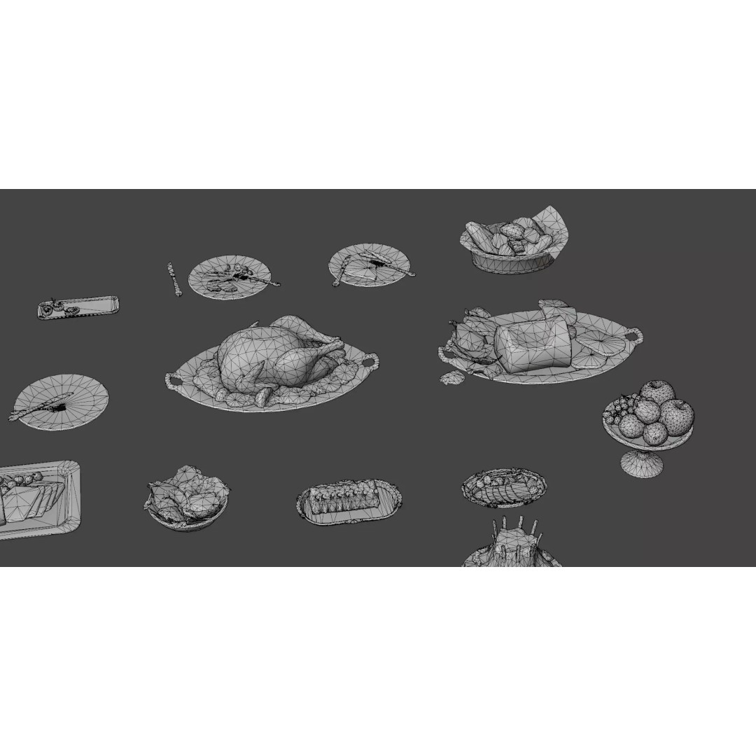Interior House Assets Pack 3D Model – Low Poly Game-Ready, PBR Textures - View 74
