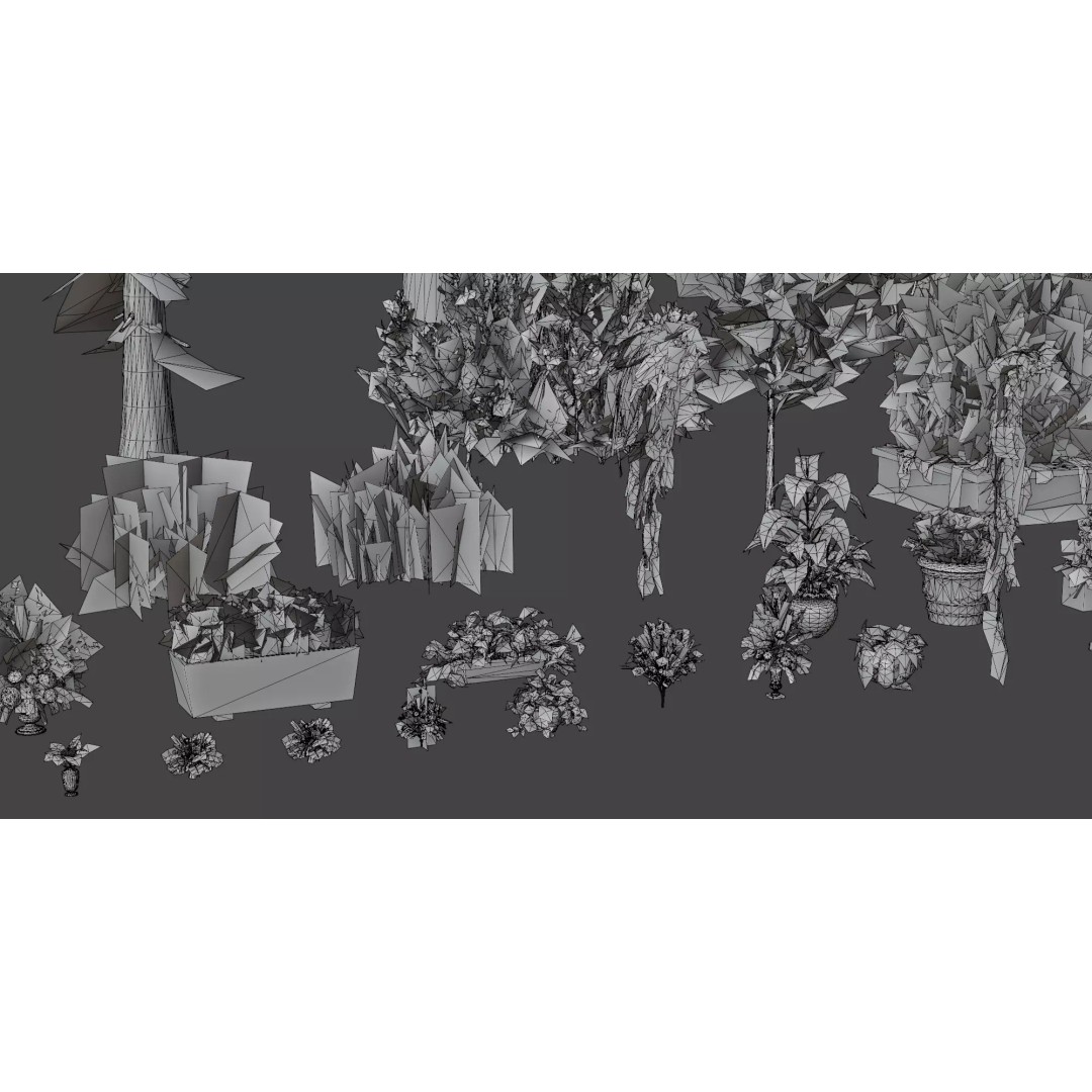 Interior House Assets Pack 3D Model – Low Poly Game-Ready, PBR Textures - View 87