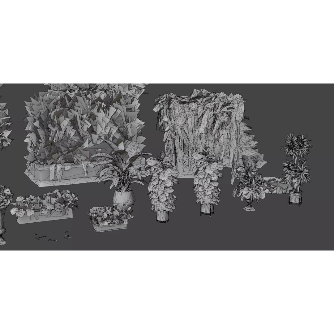 Interior House Assets Pack 3D Model – Low Poly Game-Ready, PBR Textures - View 89