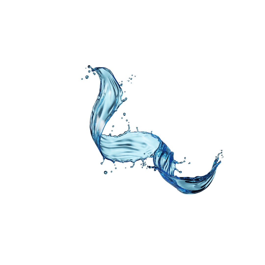 Blue Water Splash 3D Model – High Detail Liquid Mesh, FBX, OBJ - View 4