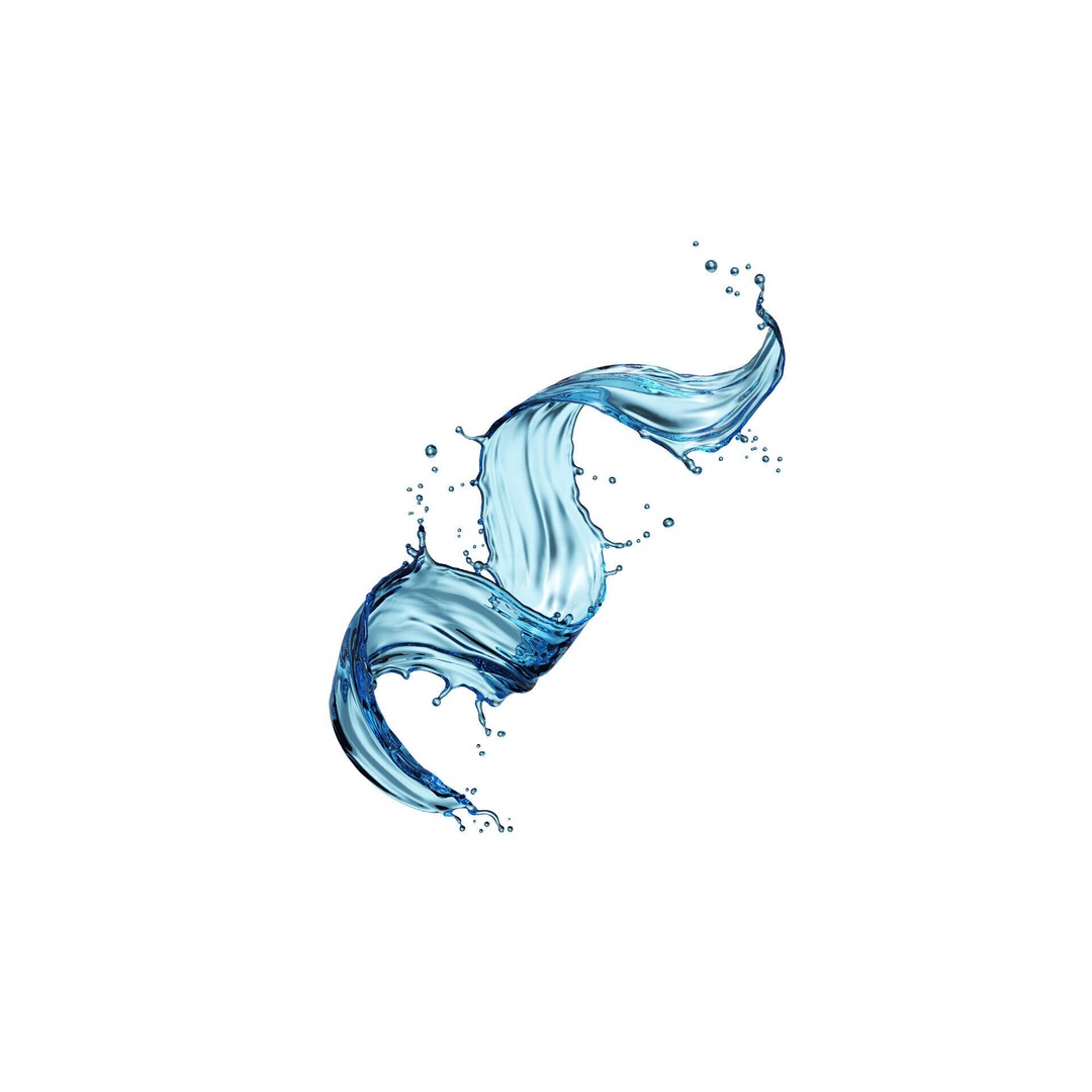 Blue Water Splash 3D Model – High Detail Liquid Mesh, FBX, OBJ - View 5