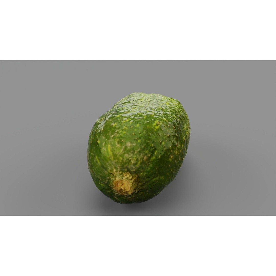 Cucumber 3D Model – Low Poly Photorealistic Vegetable, FBX, OBJ - View 25
