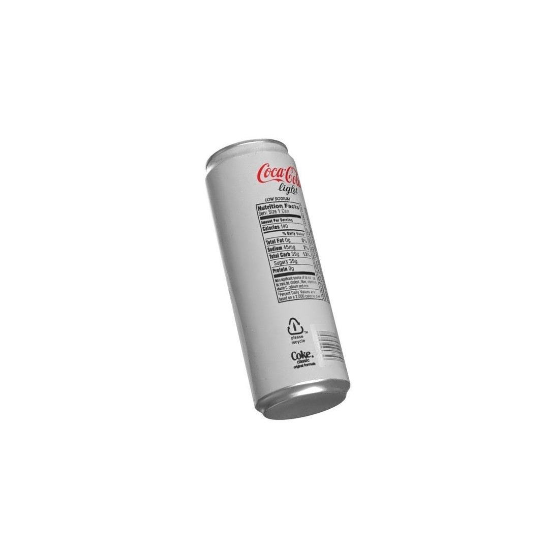 Coca Cola Light Drink Can 3D Model – Low Poly PBR Asset, FBX - View 13
