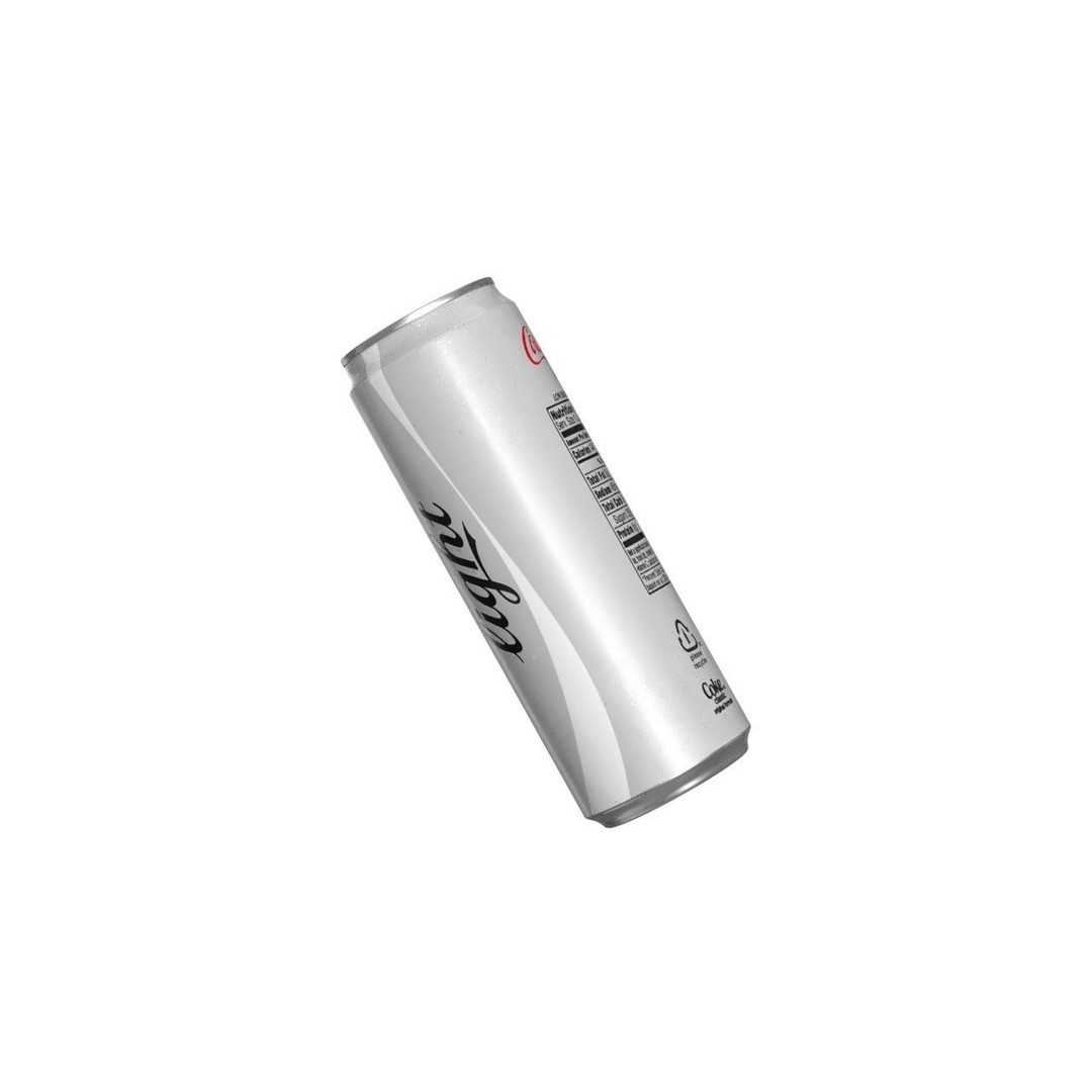 Coca Cola Light Drink Can 3D Model – Low Poly PBR Asset, FBX - View 14