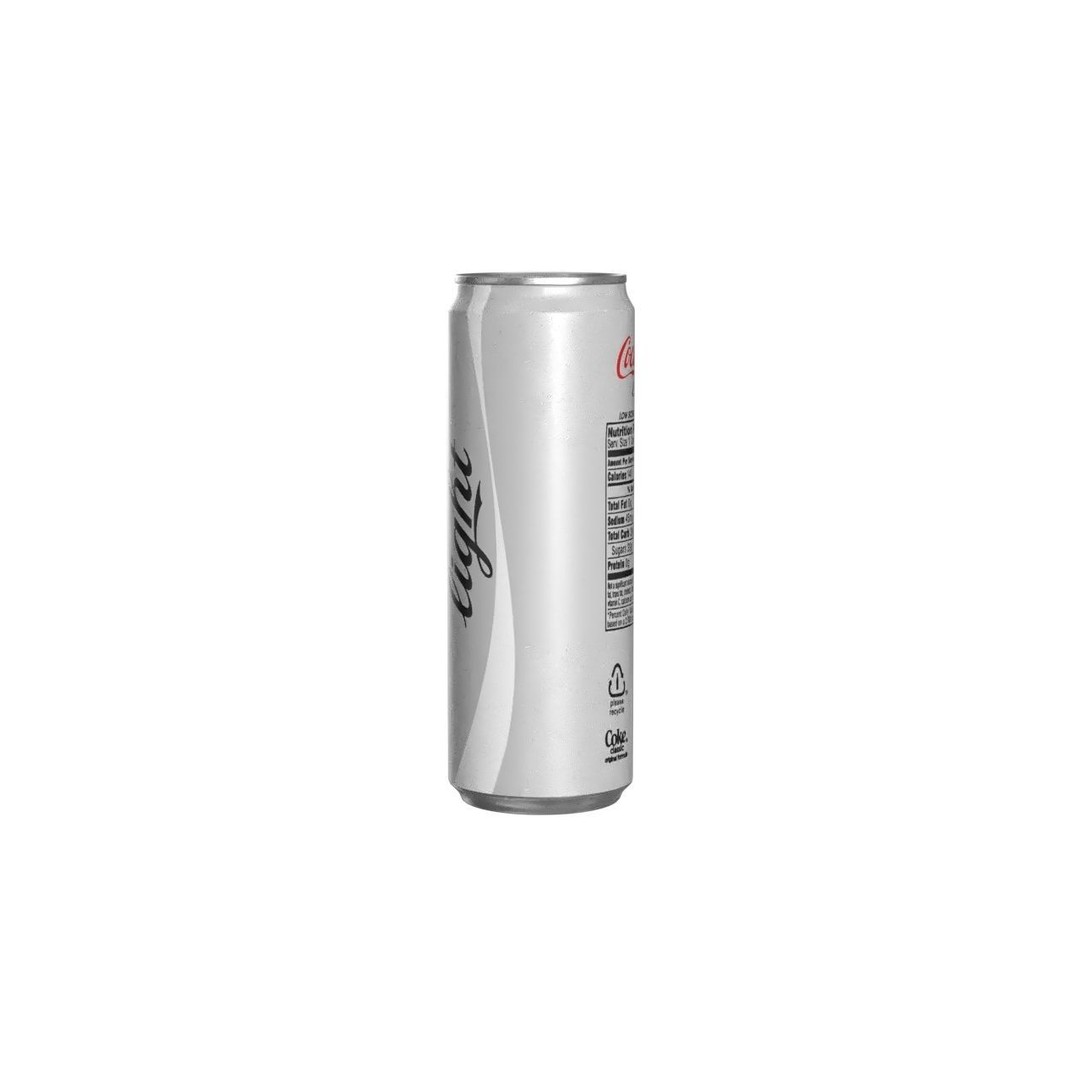 Coca Cola Light Drink Can 3D Model – Low Poly PBR Asset, FBX - View 7
