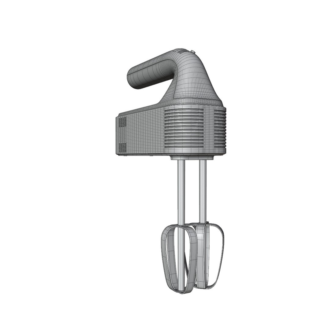 Electric Blender Mixer 3D Model – High-Poly PBR Asset, FBX, OBJ