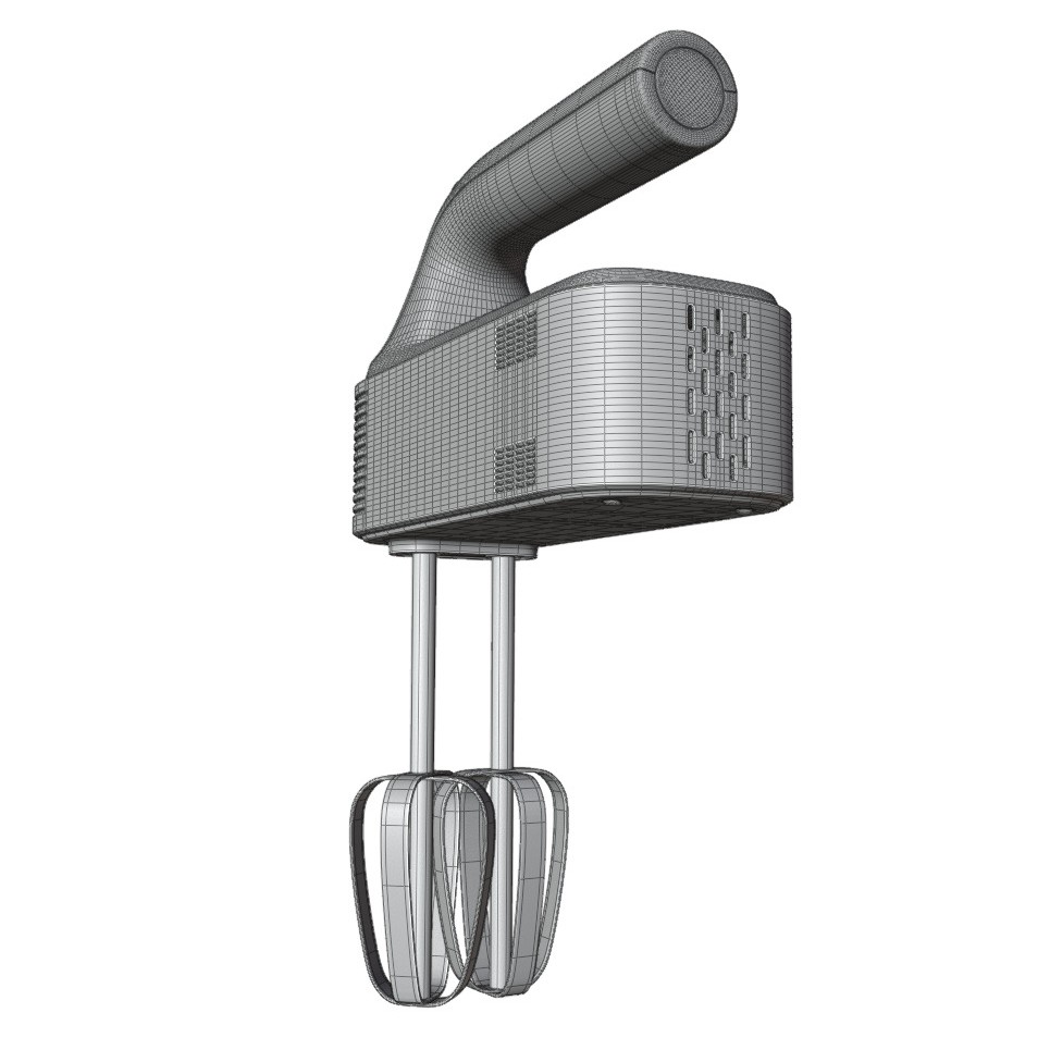 Electric Blender Mixer 3D Model – High-Poly PBR Asset, FBX, OBJ - View 24