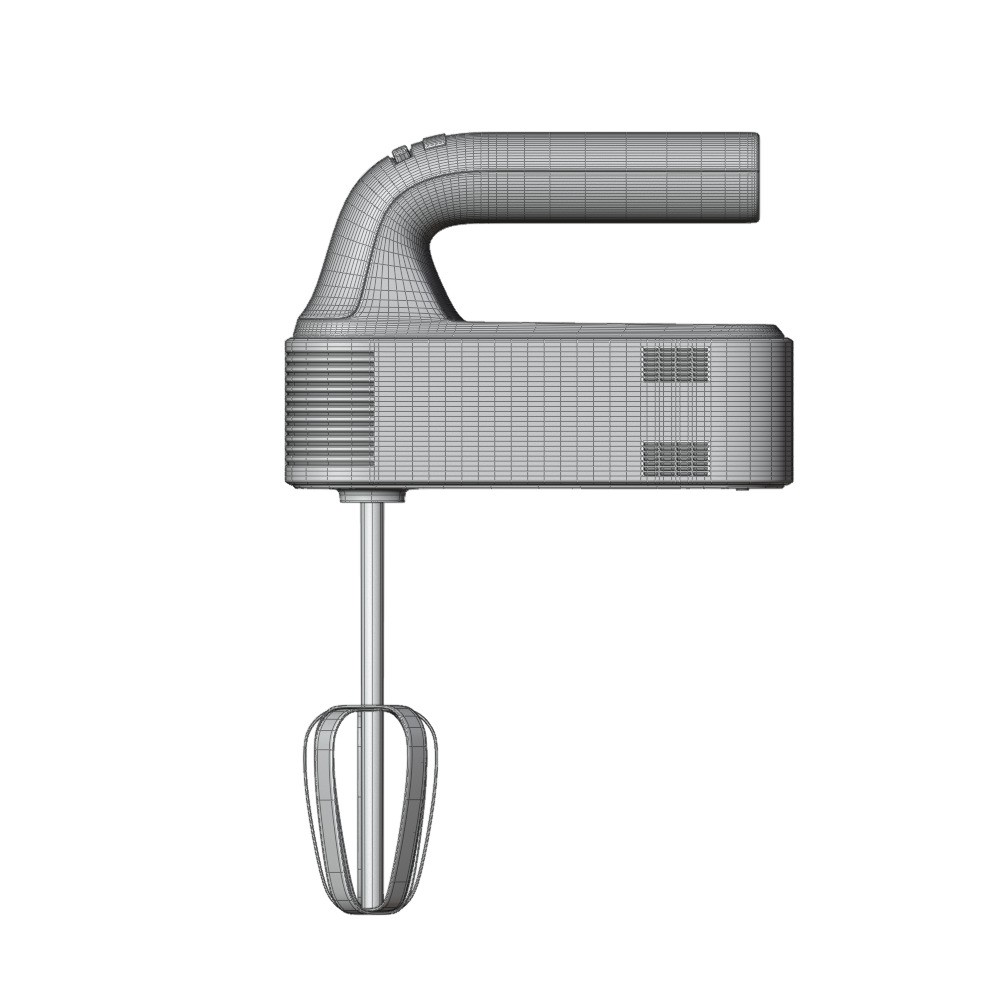 Electric Blender Mixer 3D Model – High-Poly PBR Asset, FBX, OBJ - View 25