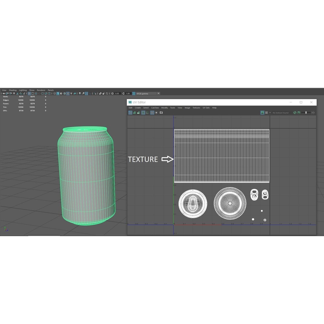 Beverage Can 3D Model – Low Poly PBR Game Asset, FBX, OBJ