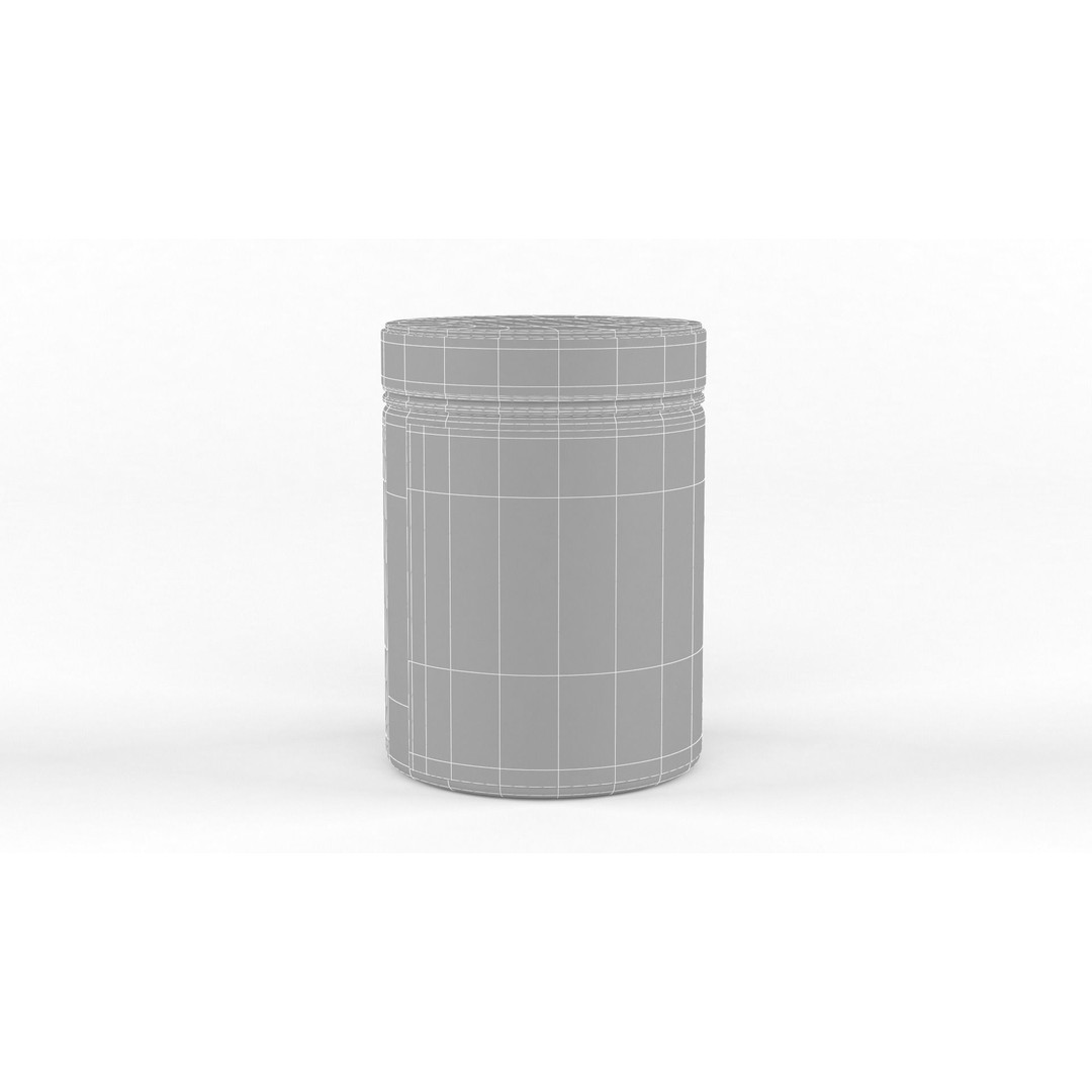 Protein Powder 3D Model – High Poly PBR Asset, FBX, Game Ready