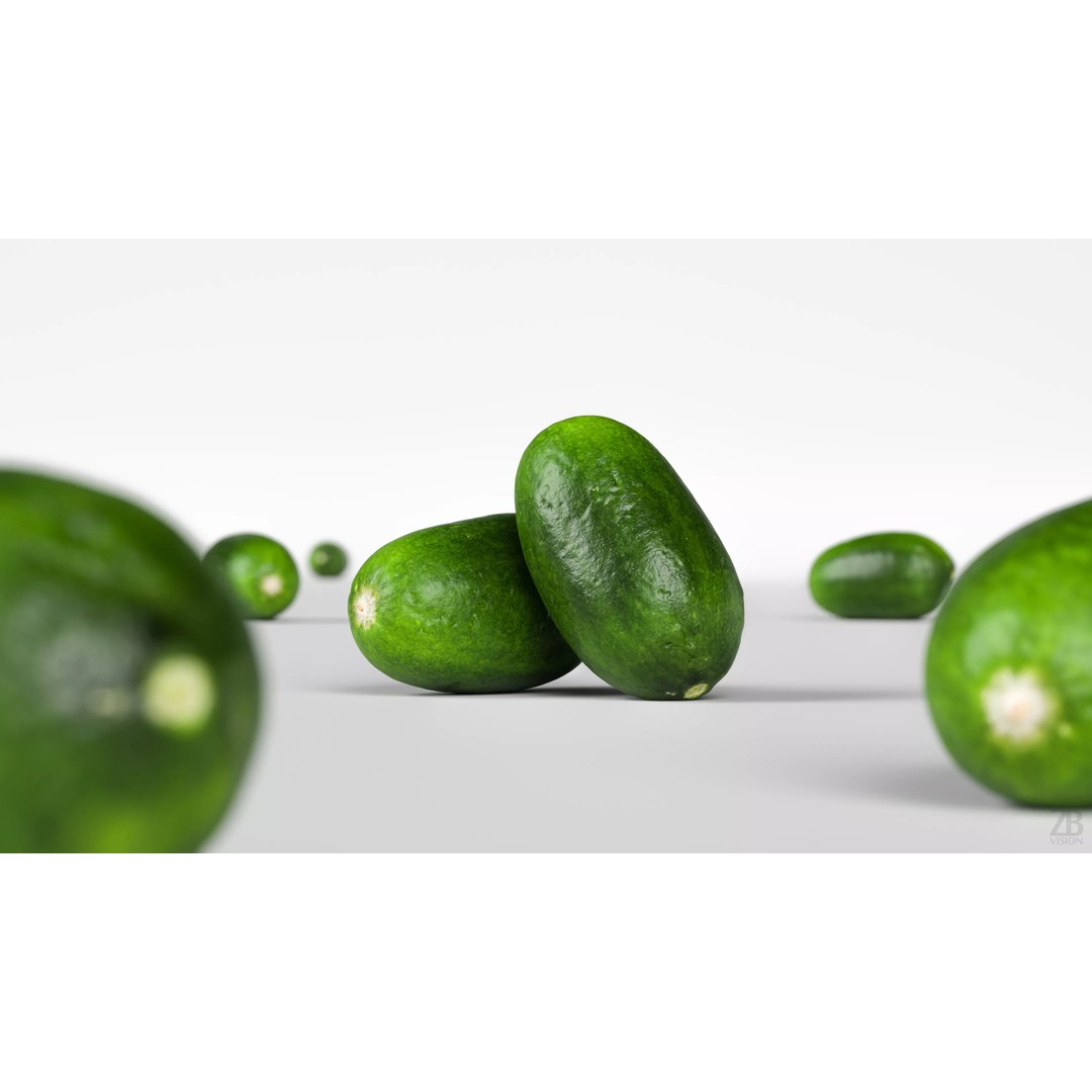Cucumber 3D Model – Photorealistic PBR Asset for Visualizations - View 3
