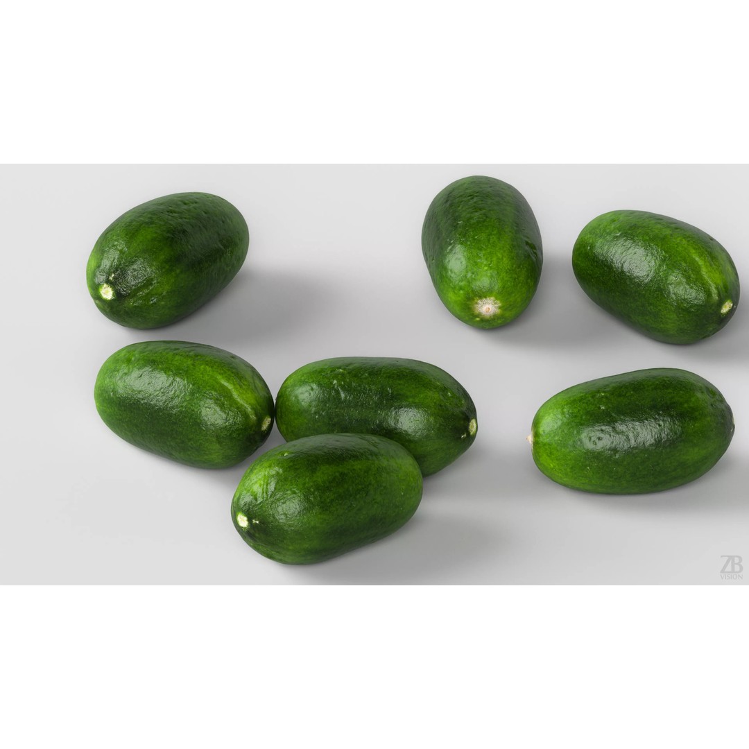 Cucumber 3D Model – Photorealistic PBR Asset for Visualizations - View 4