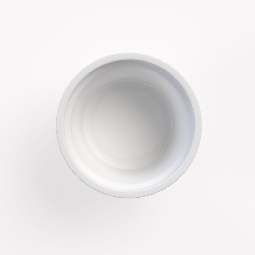 Yogurt Dairy Container Cup 3D Model – Customizable Foil Lid, FBX, Blender - View 5