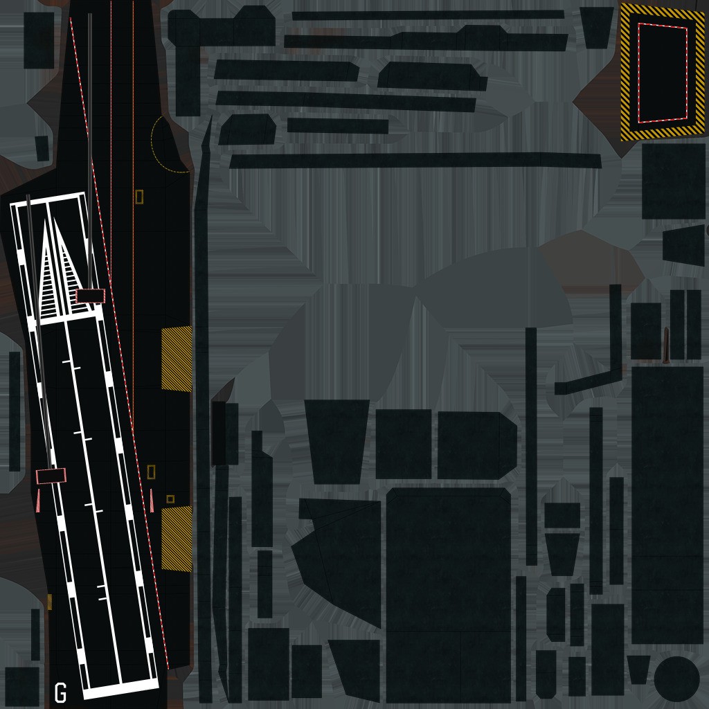 FS Charles de Gaulle - Low-Poly Game-Ready 3D Model - View 18