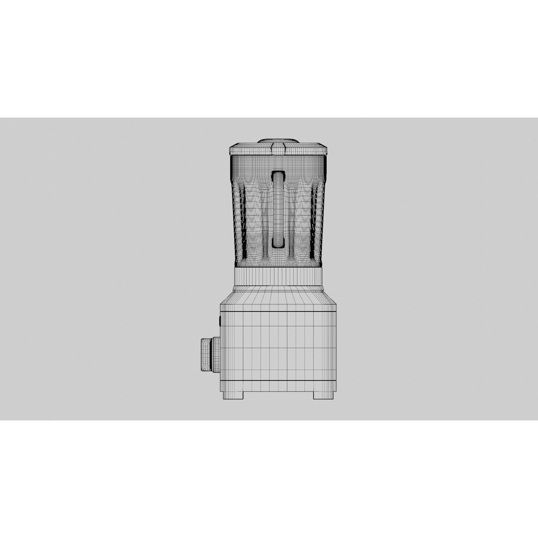 Blender 3D Model – High Poly Kitchen Mixer with PBR Textures, FBX - View 13