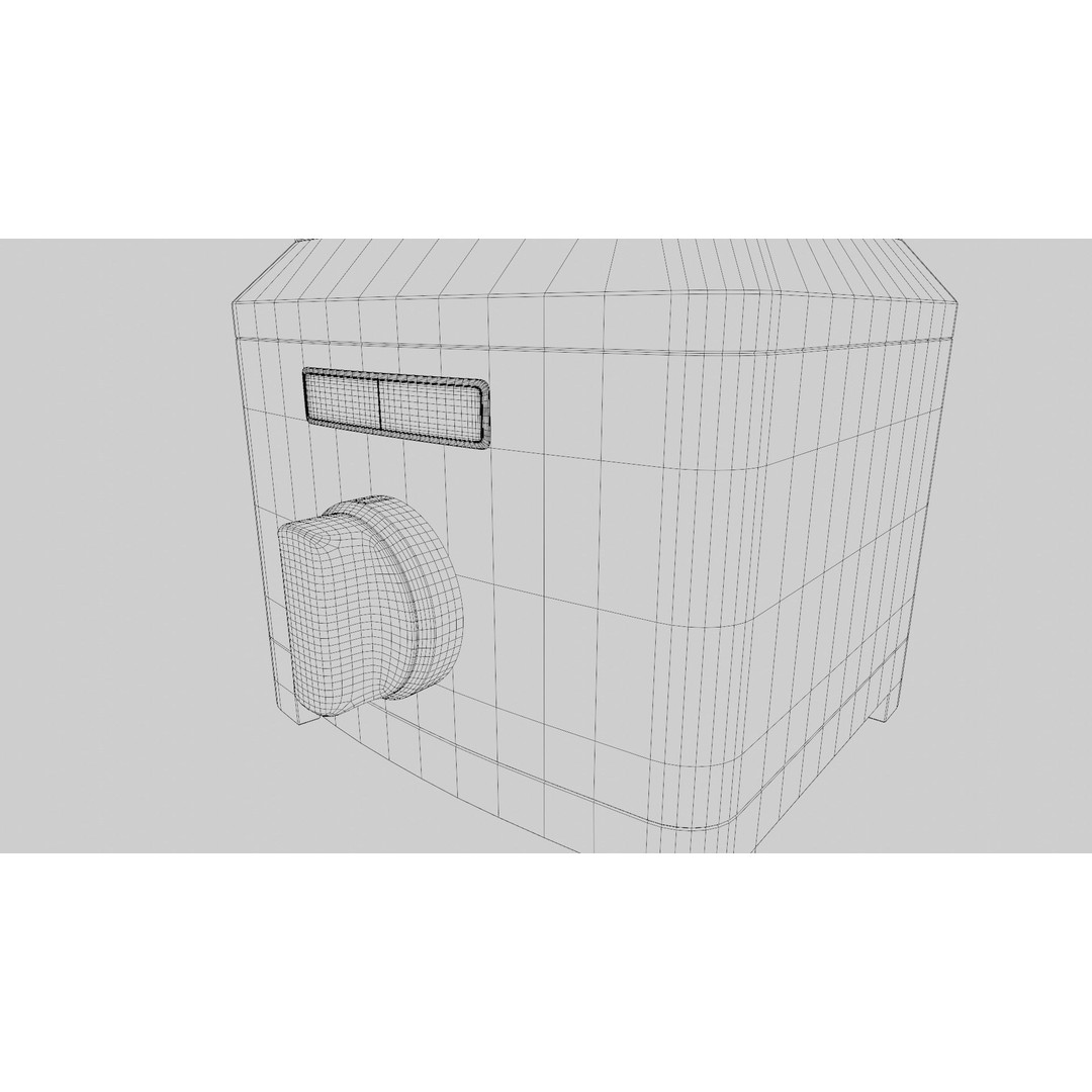 Blender 3D Model – High Poly Kitchen Mixer with PBR Textures, FBX - View 16