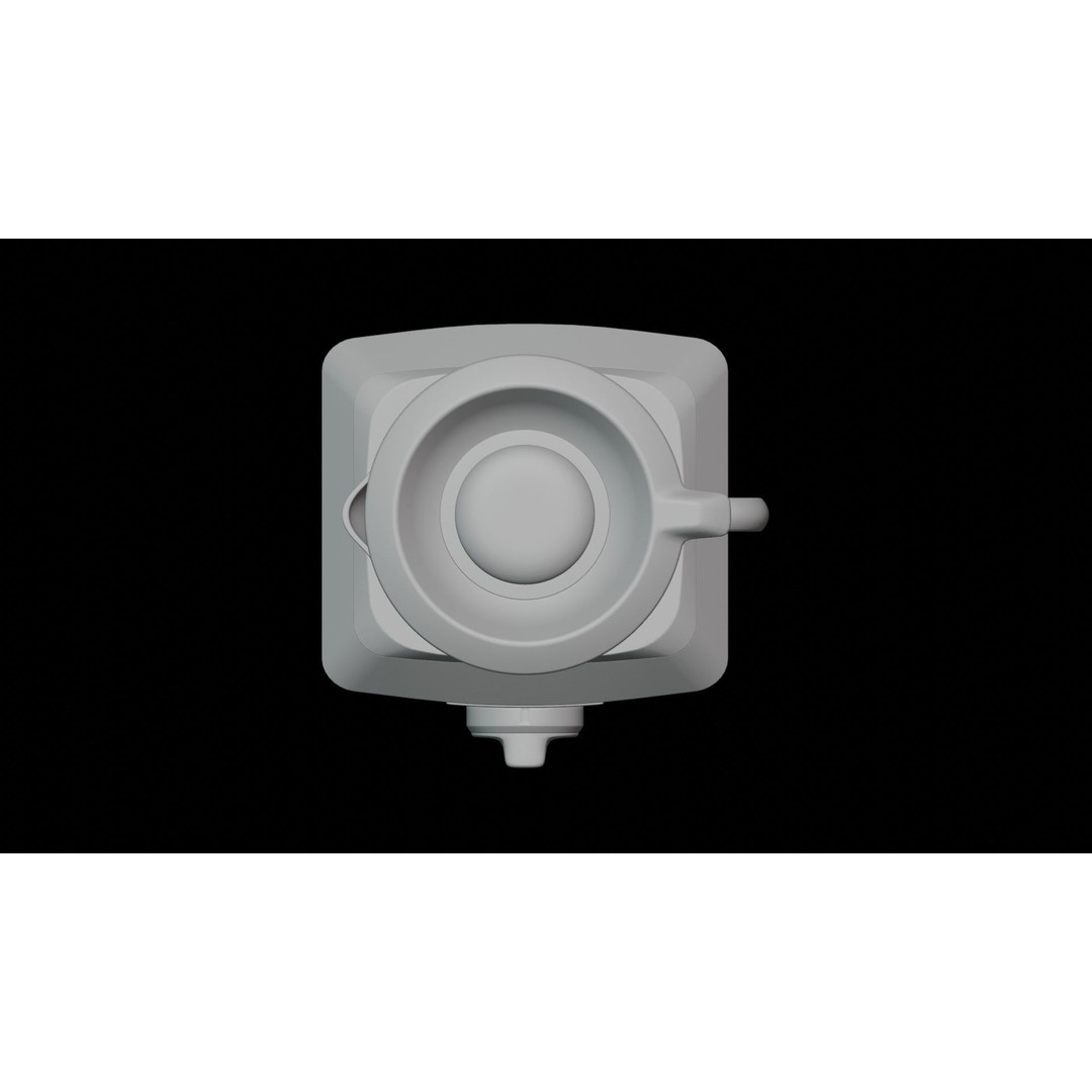 Blender 3D Model – High Poly Kitchen Mixer with PBR Textures, FBX - View 9