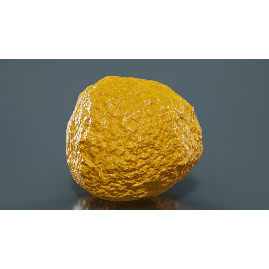 Meatball Curry Fondue 3D Model – Low Poly Game Asset, FBX, Blender - View 15