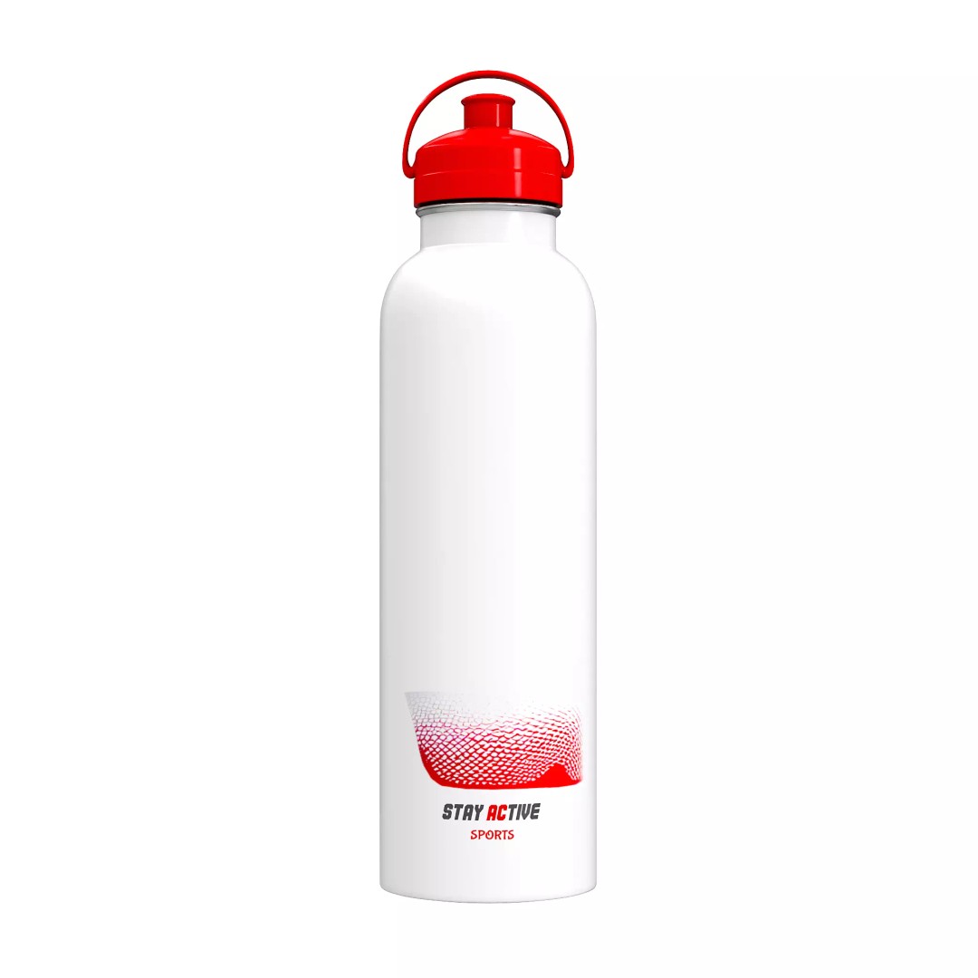 Sports Drink Bottle 3D Model – Low Poly PBR Kitchenware, Blender & FBX - View 2