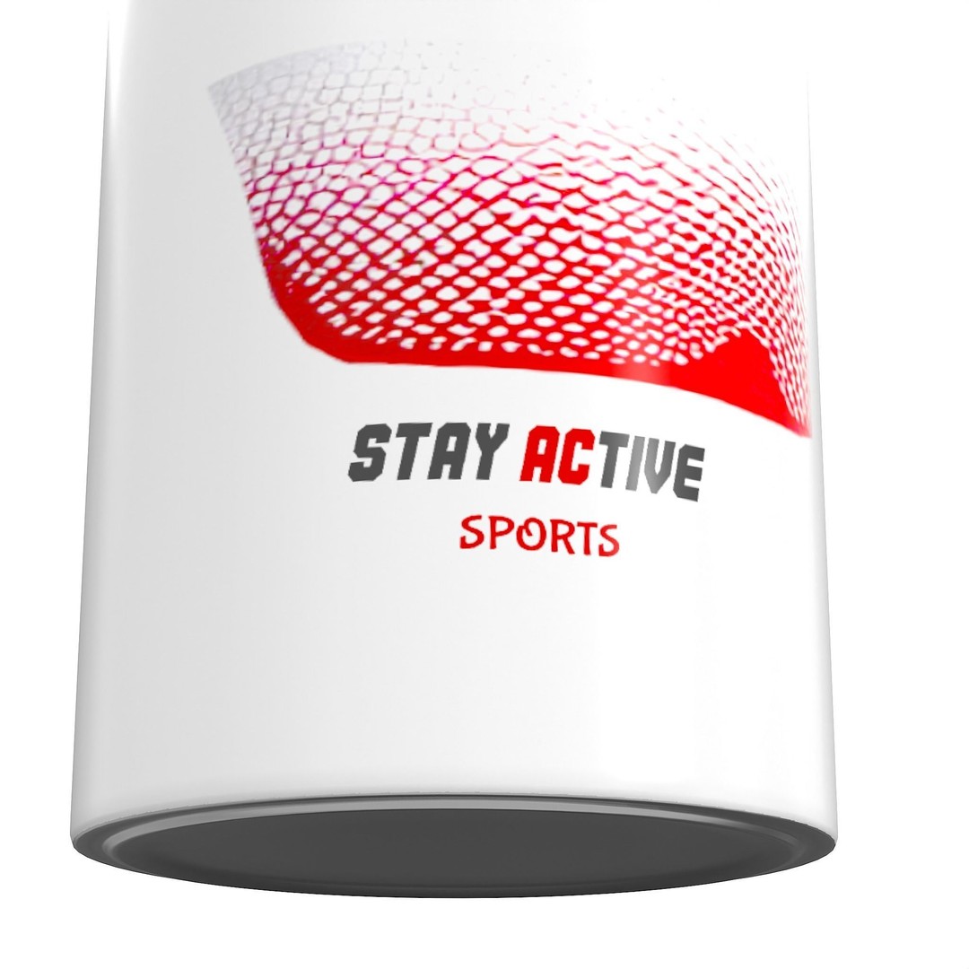Sports Drink Bottle 3D Model – Low Poly PBR Kitchenware, Blender & FBX - View 6
