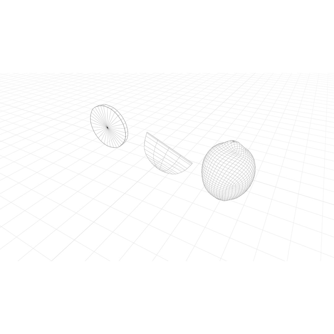Lemon 3D Model – Photorealistic Low-Poly Game Asset, FBX - View 12