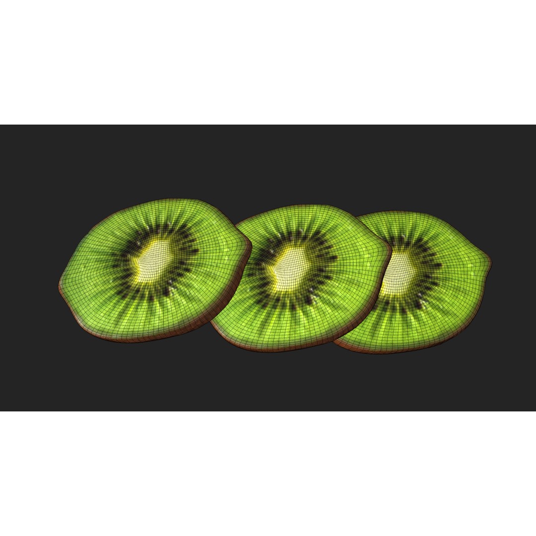 Citrus Slice 3D Model – Low Poly Fruit Collection, PBR Textures - View 31