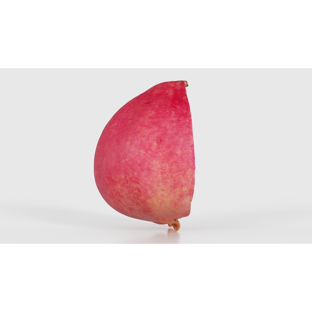 Pomegranate Half 3D Model – Low Poly Game Asset, FBX, PBR Textures - View 19