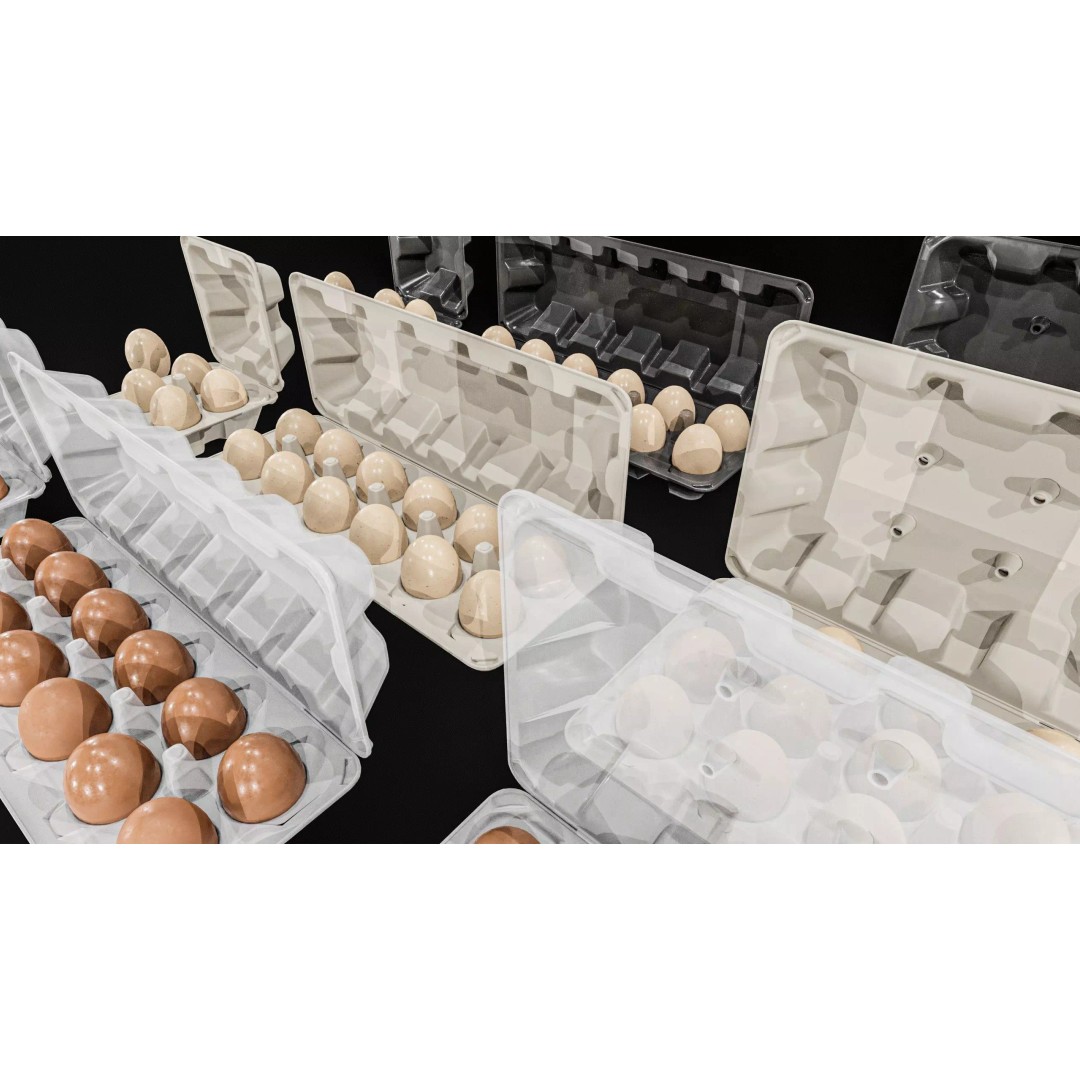 Eggs 3D Model – Low Poly Game Asset with PBR Textures, FBX - View 10