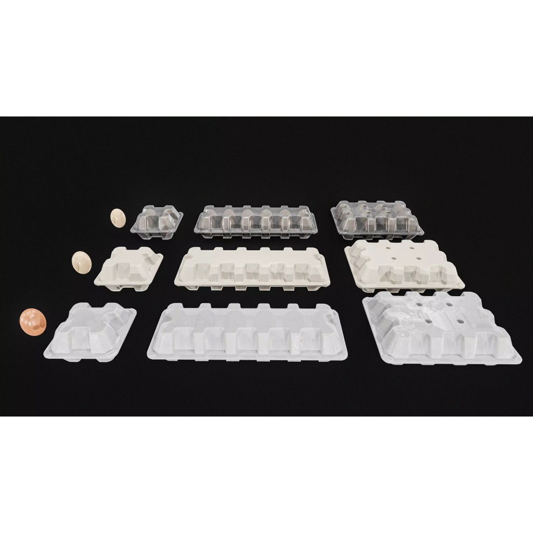 Eggs 3D Model – Low Poly Game Asset with PBR Textures, FBX - View 13