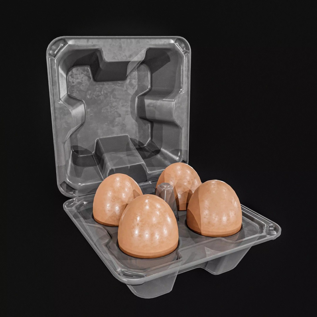 Eggs 3D Model – Low Poly Game Asset with PBR Textures, FBX - View 20