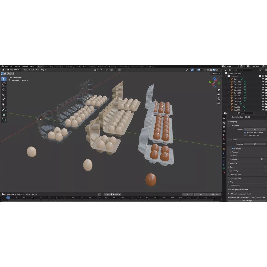 Eggs 3D Model – Low Poly Game Asset with PBR Textures, FBX - View 26