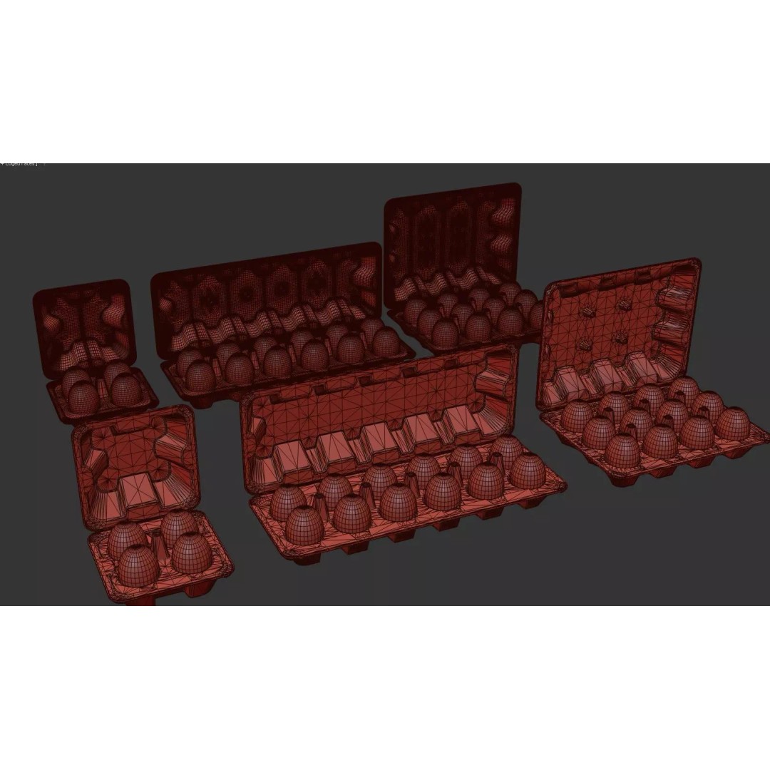 Eggs 3D Model – Low Poly Game Asset with PBR Textures, FBX - View 33
