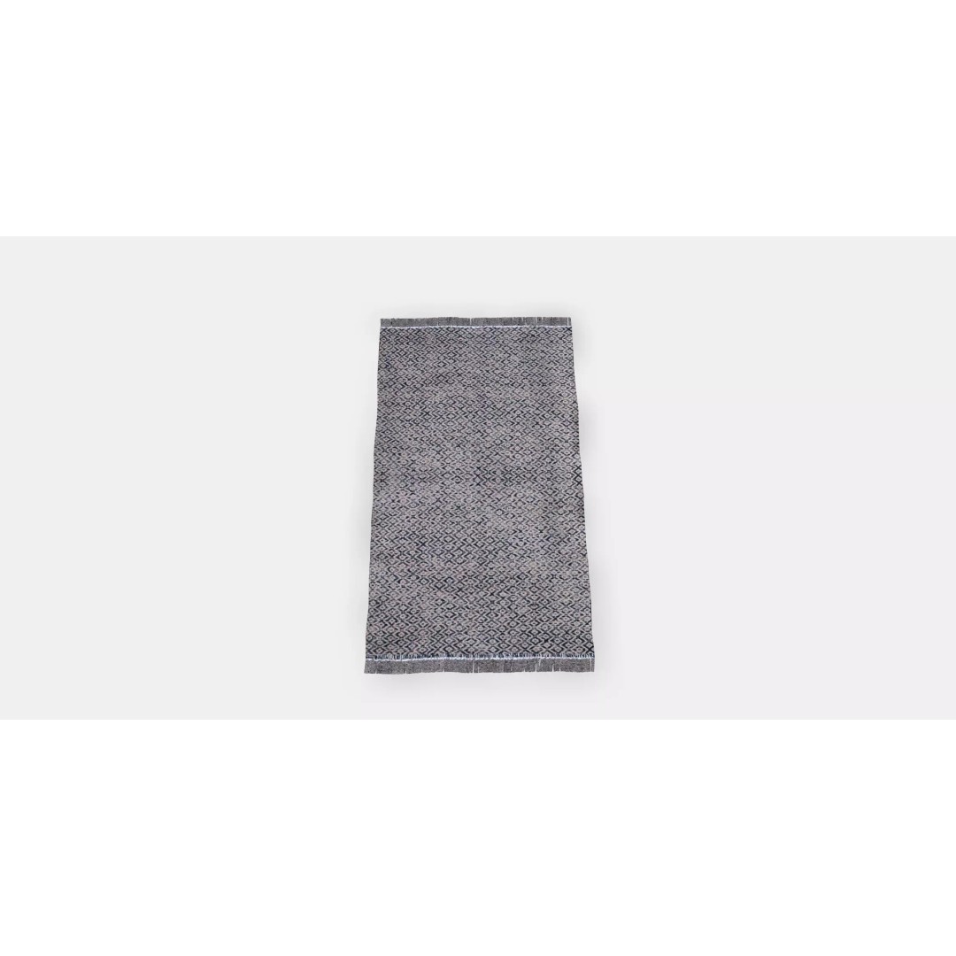 RORKAR Rug 3D Model – Low Poly Flatwoven Design, FBX - View 2