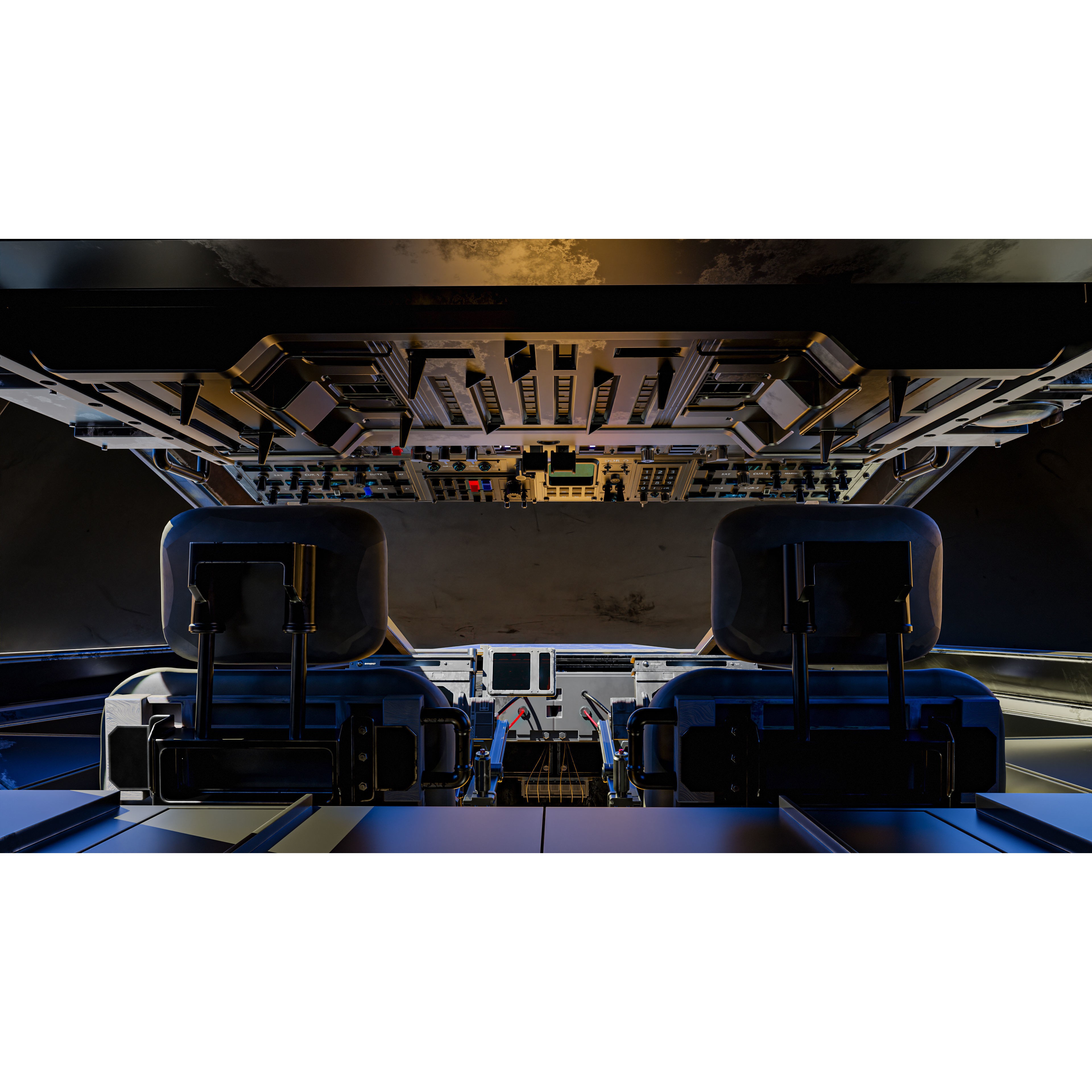 UT-60D U-Wing - Low-Poly Game-Ready 3D Model - View 18