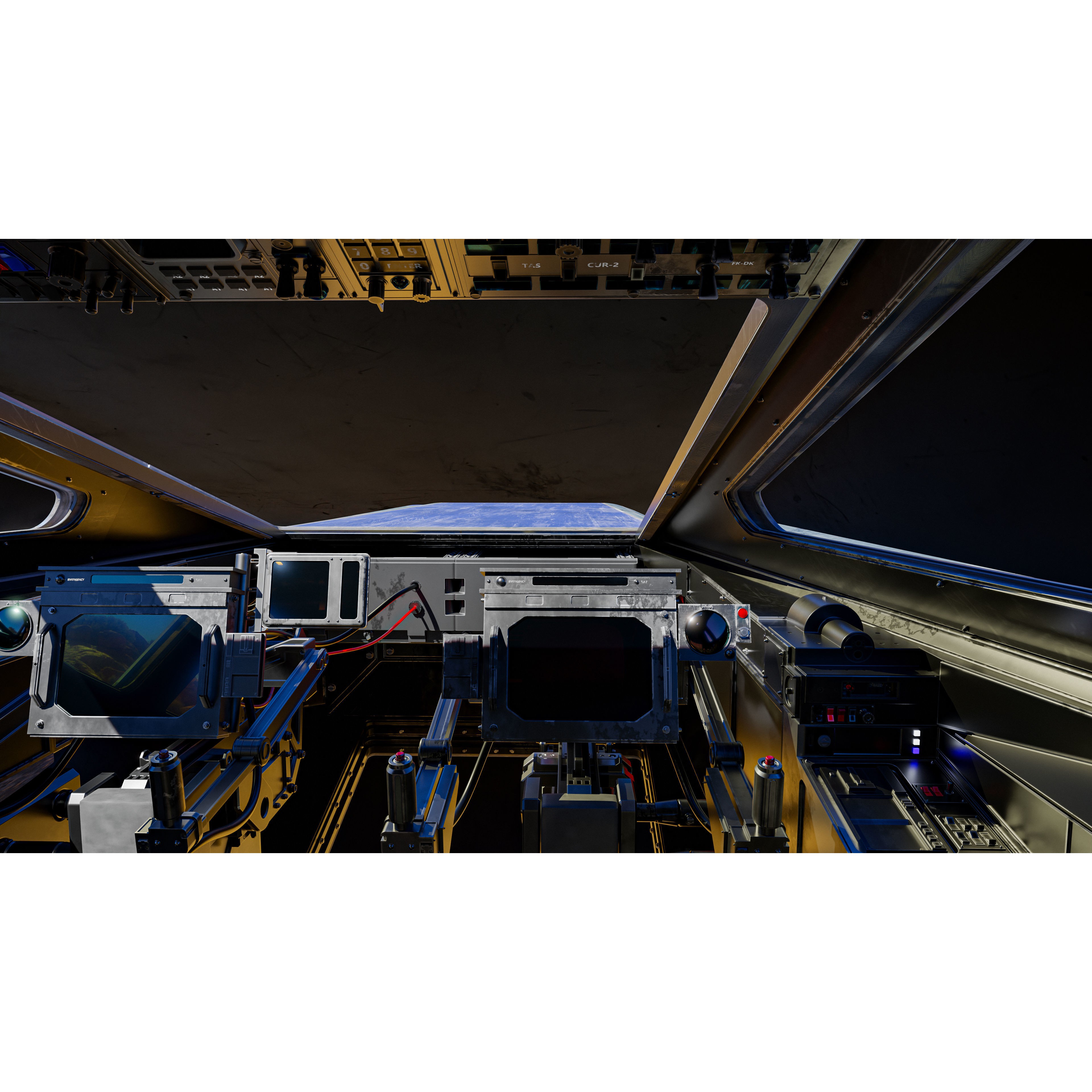 UT-60D U-Wing - Low-Poly Game-Ready 3D Model - View 19