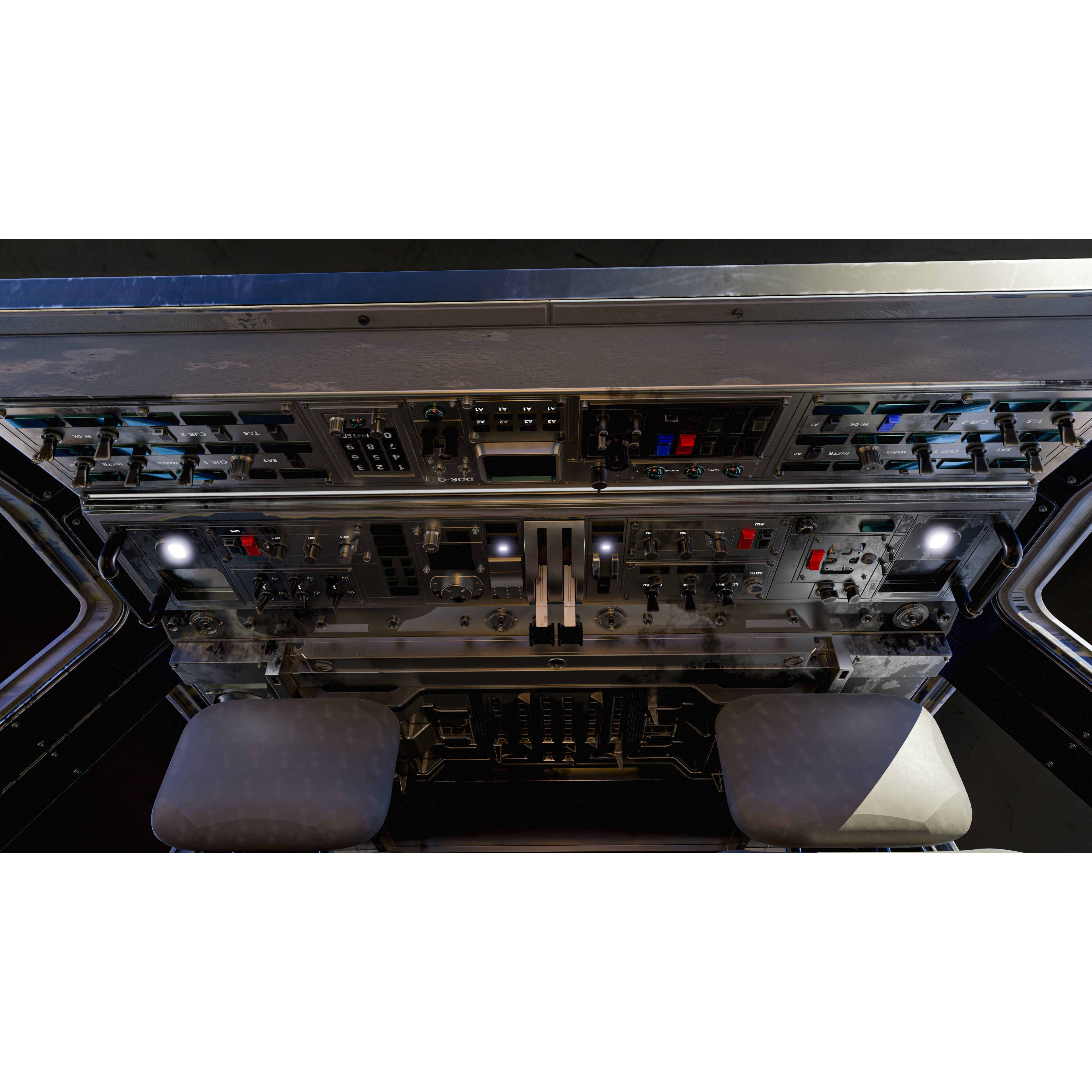 UT-60D U-Wing - Low-Poly Game-Ready 3D Model - View 21