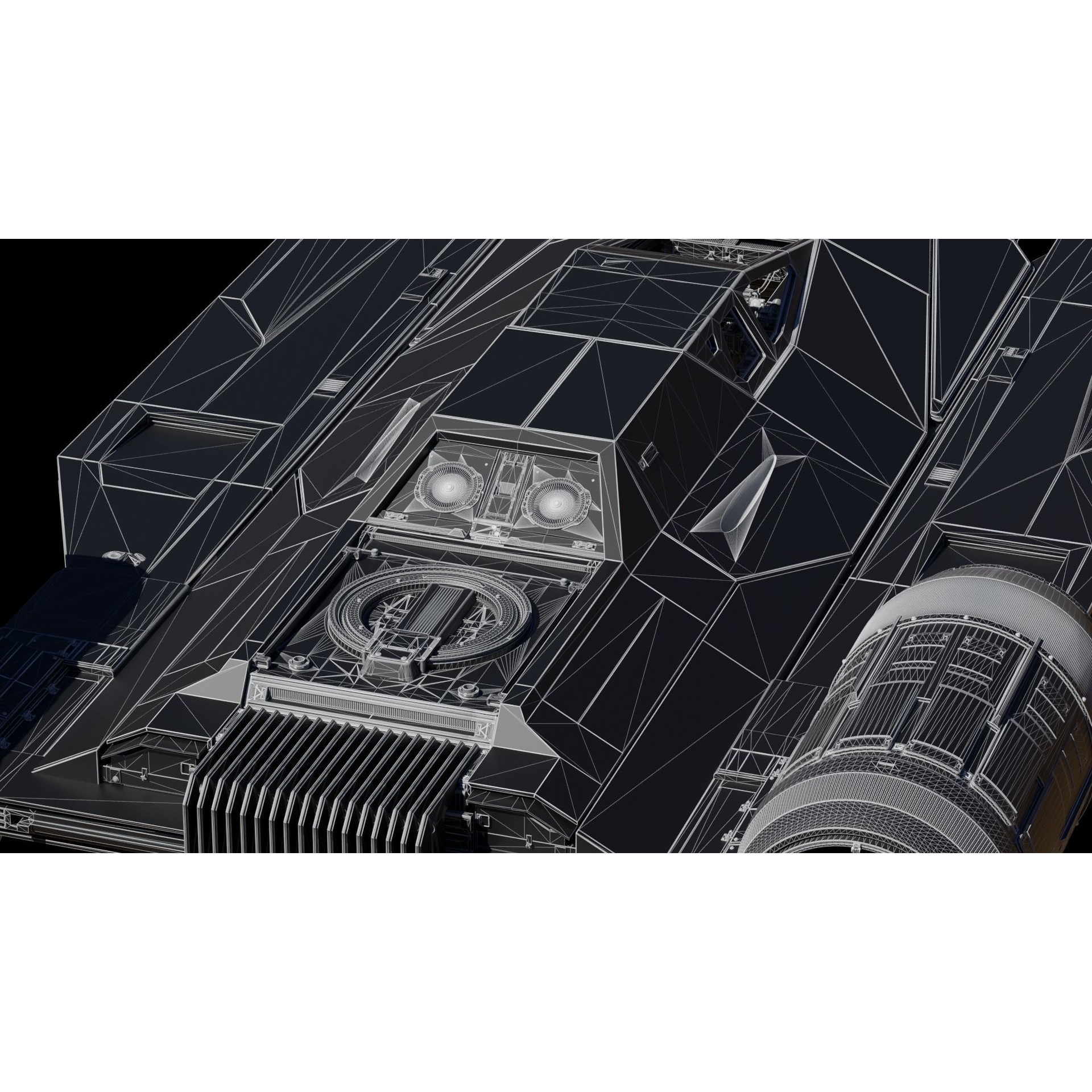 UT-60D U-Wing - Low-Poly Game-Ready 3D Model - View 32